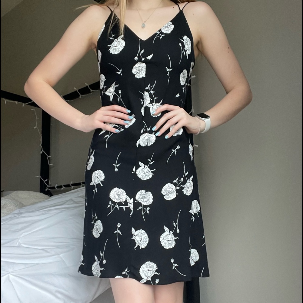 Unique Black Backless Dress!